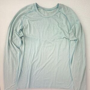 lululemon athletica Light Blue Long Sleeve Tee